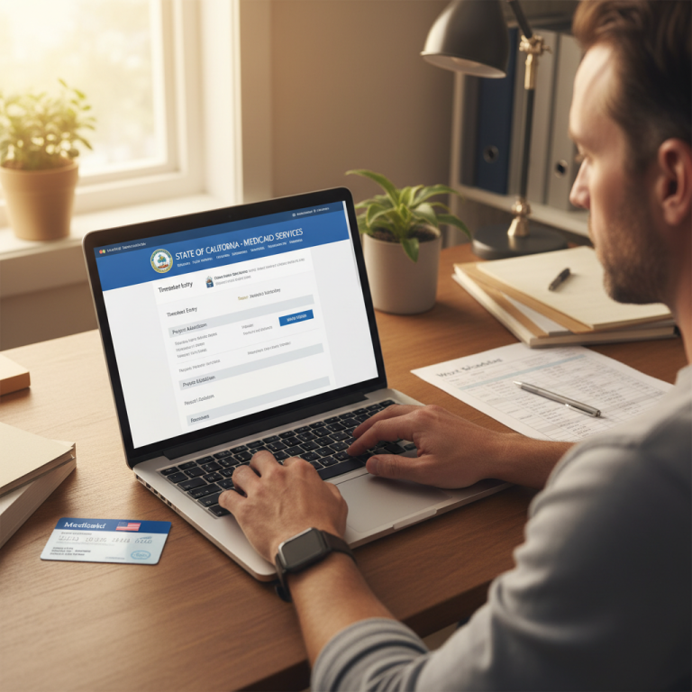 how to report medicaid work hours 2026